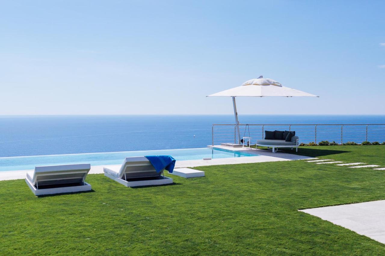 Villa Sabrina Riviera Dei Fiori A Picco Sul Mare Con Piscina Privata ,Wellness & Spa Імперія Екстер'єр фото